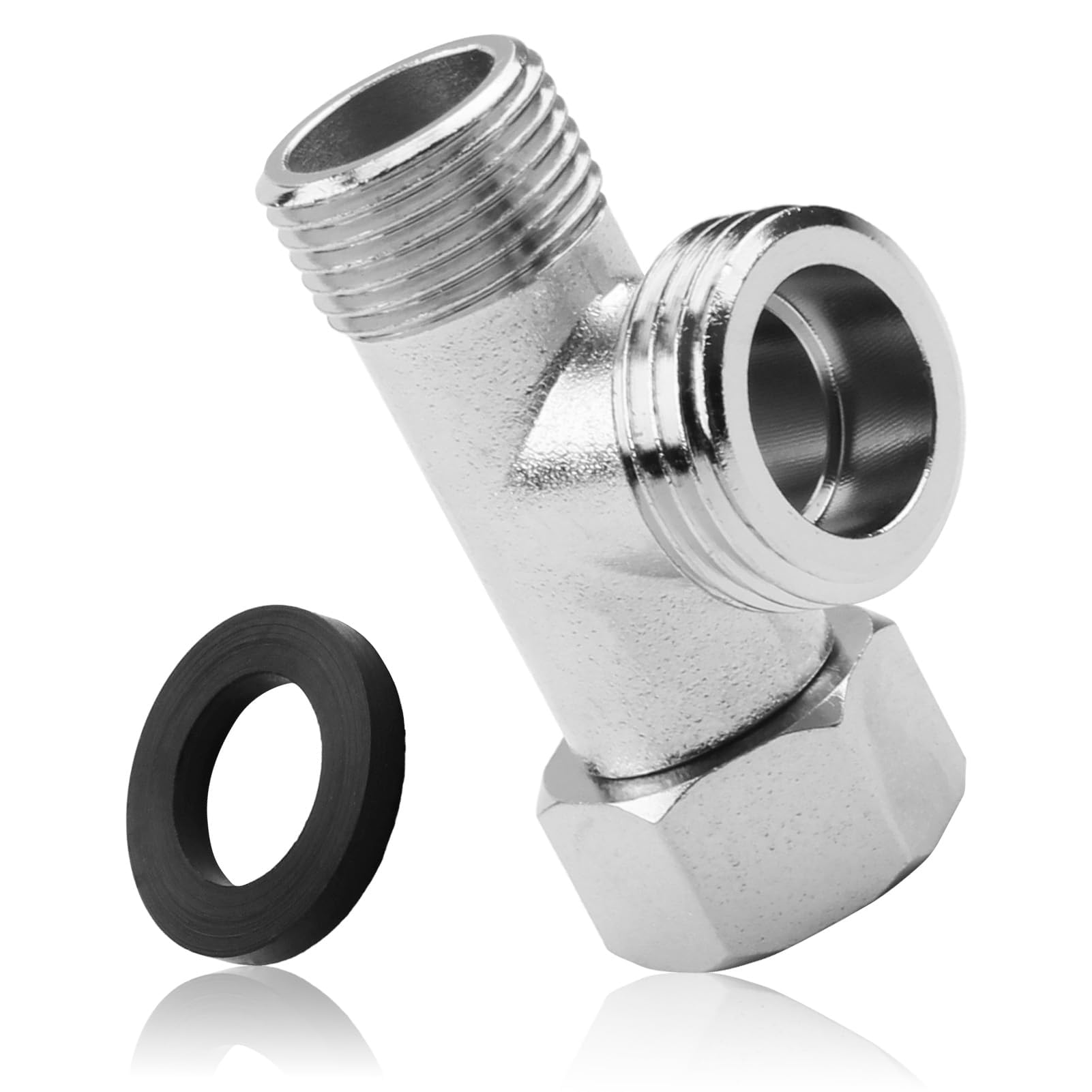 3 Way T Shape Adapter, Tee Pipe Connector, Shower Diverter Valve