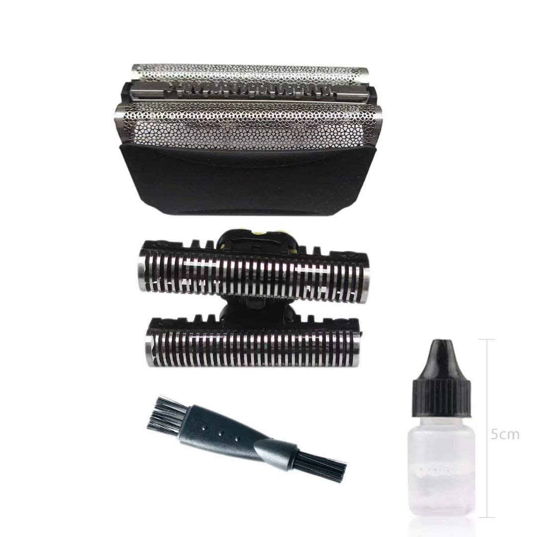 Close Shave 51B Foil & Cutter w/Razor Shaver Oil+ Clean Brush For Braun 8000 Series 360 Complete Activator ContourPro 5643 5645 8970 8975 8985 8987