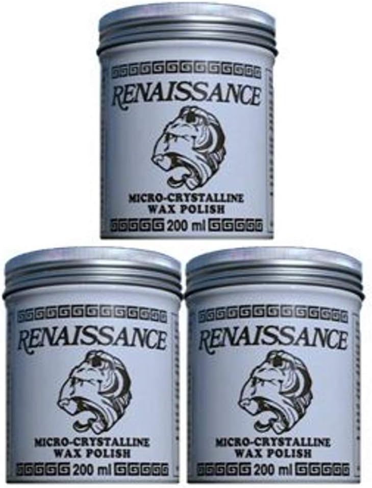 Picreator Renaissance Micro Crystalline Wax Polish 200ml x 3 tins