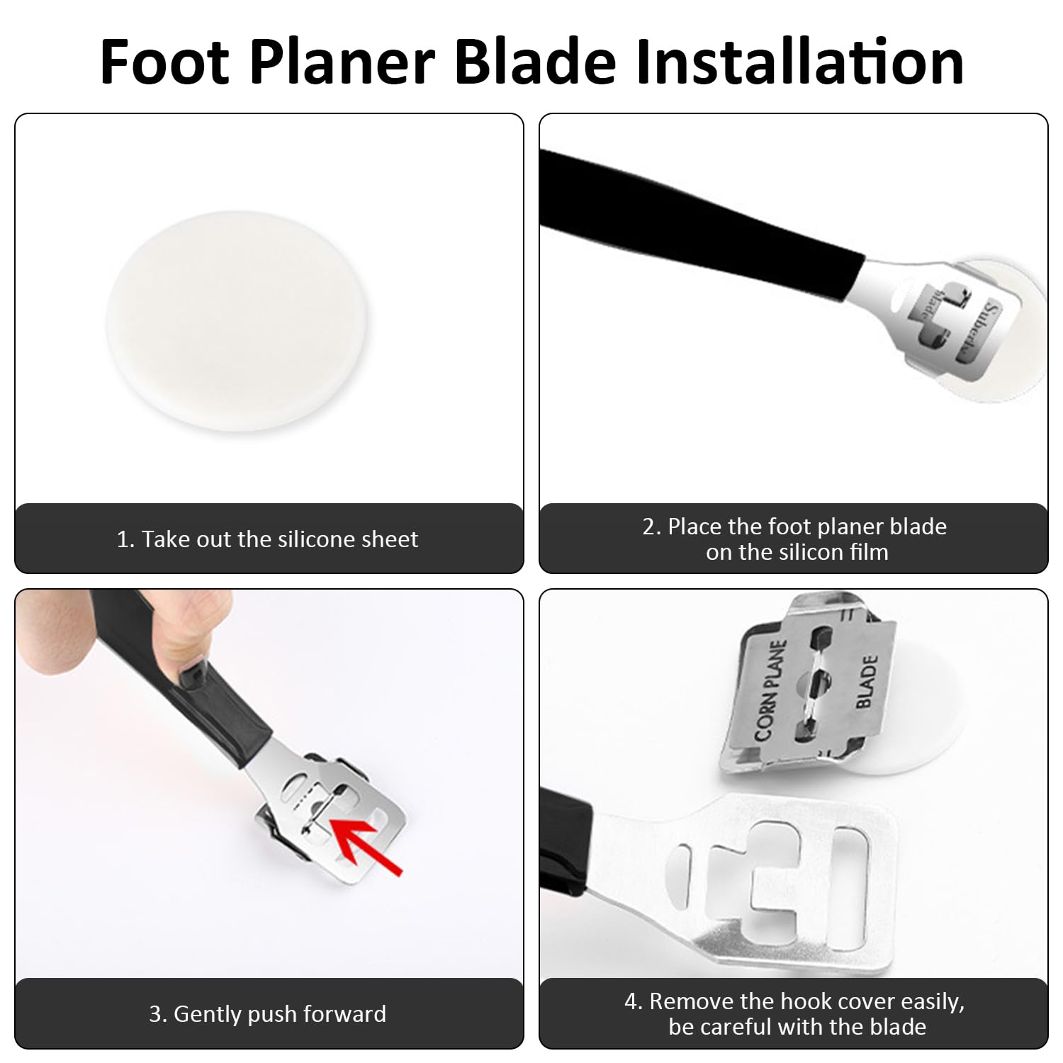 RZMZBY 10 Pezzi Kit Pedicure Professionale da Lime di Strumenti,Raspa Piedi Professionale,Kit per Pedicure,Lima per Piedi,Rimuove la Pelle Morta