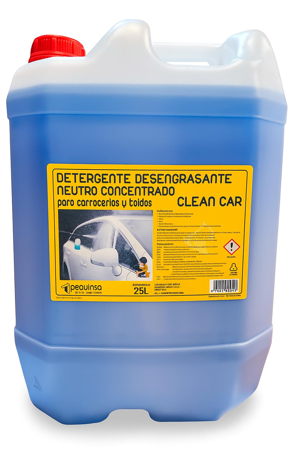 Detergente Desengrasante Neutro Concentrado para Carrocerías y Lonas, Envase 25 Litros
