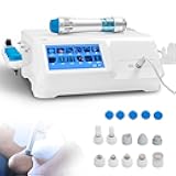 Extracorporeal Shock Wave Machine, ED Shockwave Therapy Machine with 10 Working Heads, 5 Impact Adjustment Levels, 5-250mJ Set Energy Level & 1-16Hz Set Frequency for Muscle Relaxation