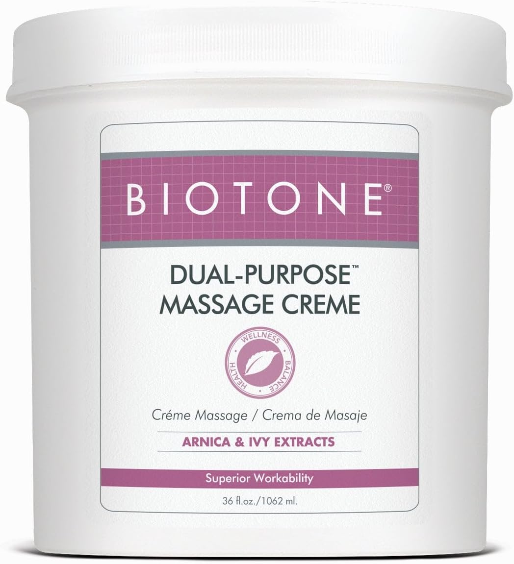 Dual-Purpose Massage Creme, 36 Ounce