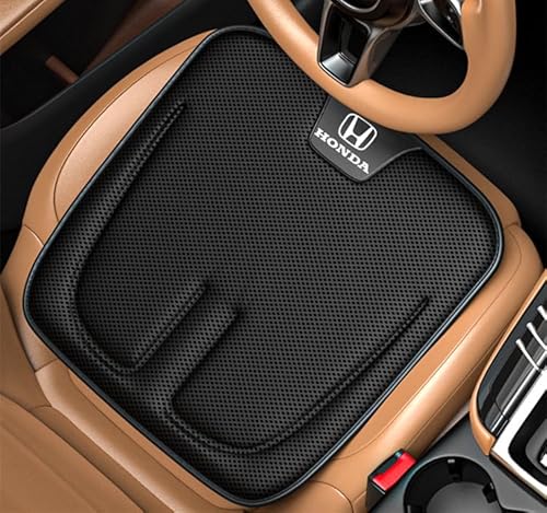 (WAIKUB)ホンダ 車用 シートクッション 座布団 車 クッション 車用 座席シートカバー 夏冷感 アイスシルククッション 3D ハニカム構造 滑り止め 通気性 体圧分散 ファッション 運転クッション 車 オフィス 車椅子 自宅用 数量: シングル [