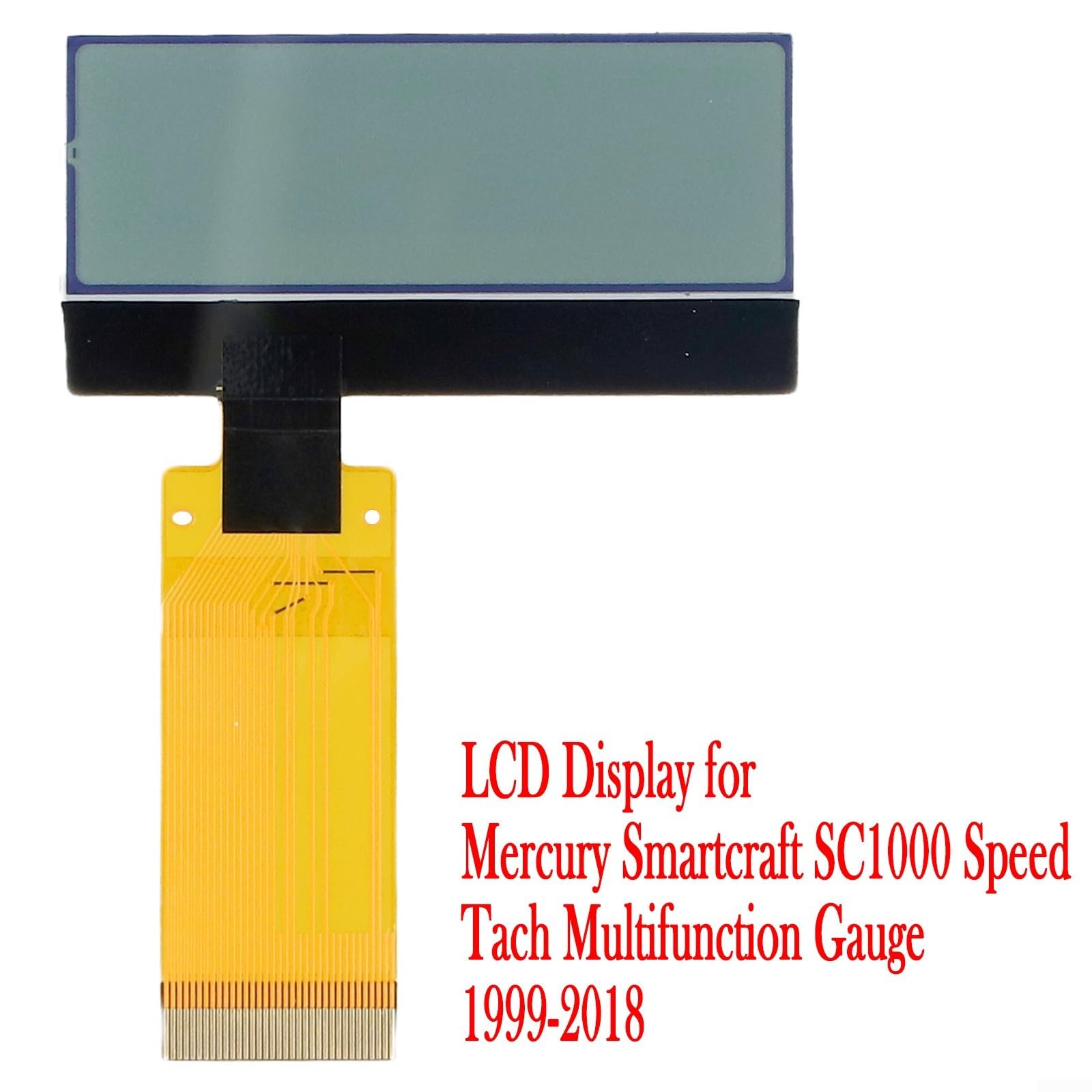 Honseadek Écran LCD pour tachymètre Mercury Smartcraft SC1000 - 85 mm - Multifonction - Écran de tableau de bord