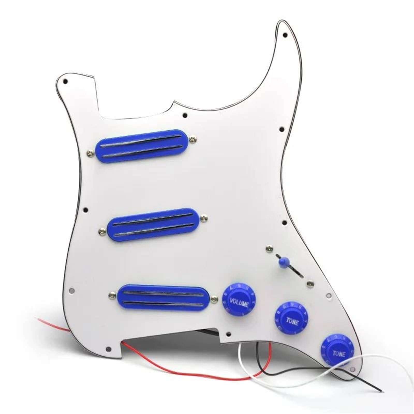 Pastillas Del Golpeador De Guitarra Eléctrica Golpeador De Guitarra Eléctrica Precableado SSS Pickguard