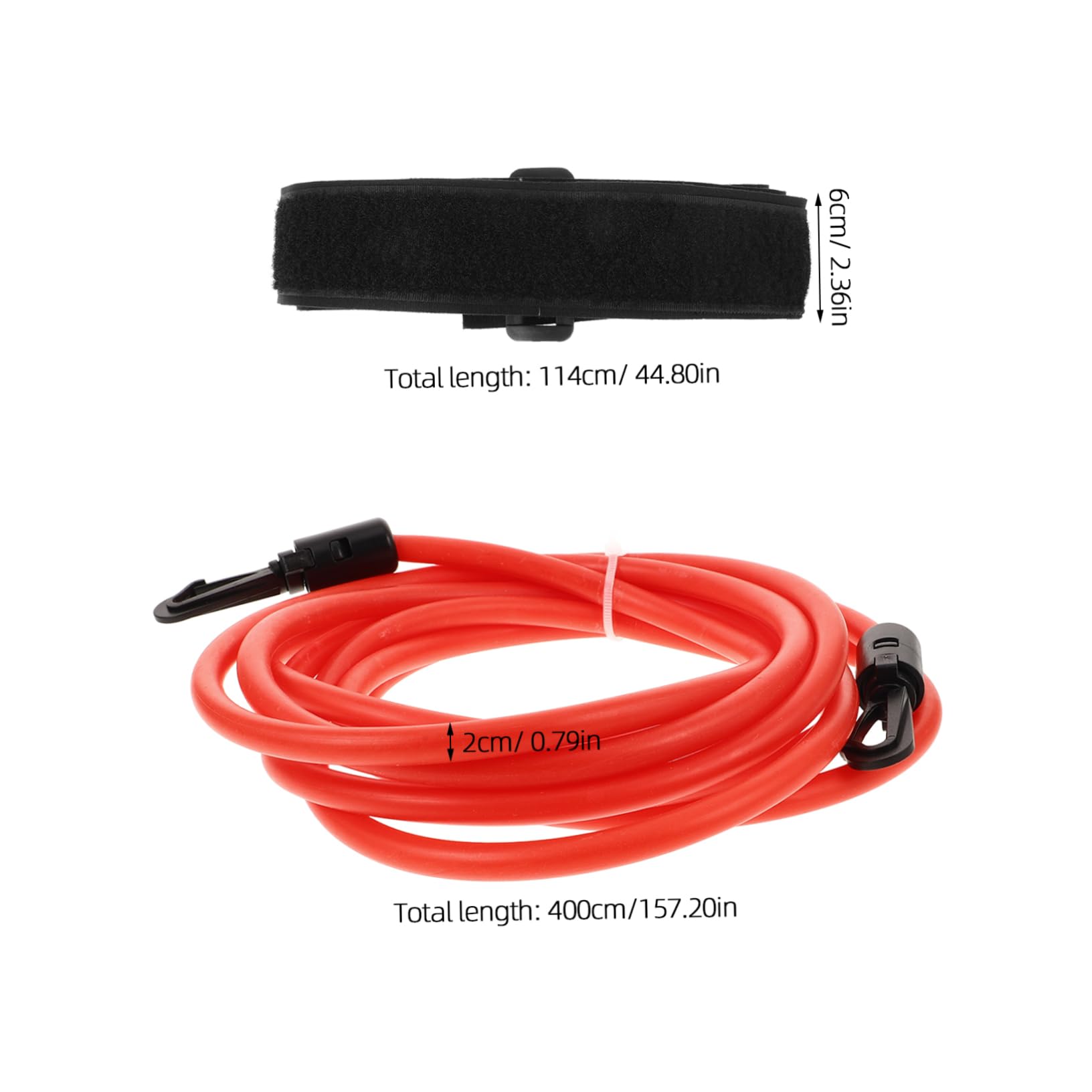 GALPADA Swimming Lessons Equipment Swim Training Waistband Resistance Bands Compact Swimming Gear