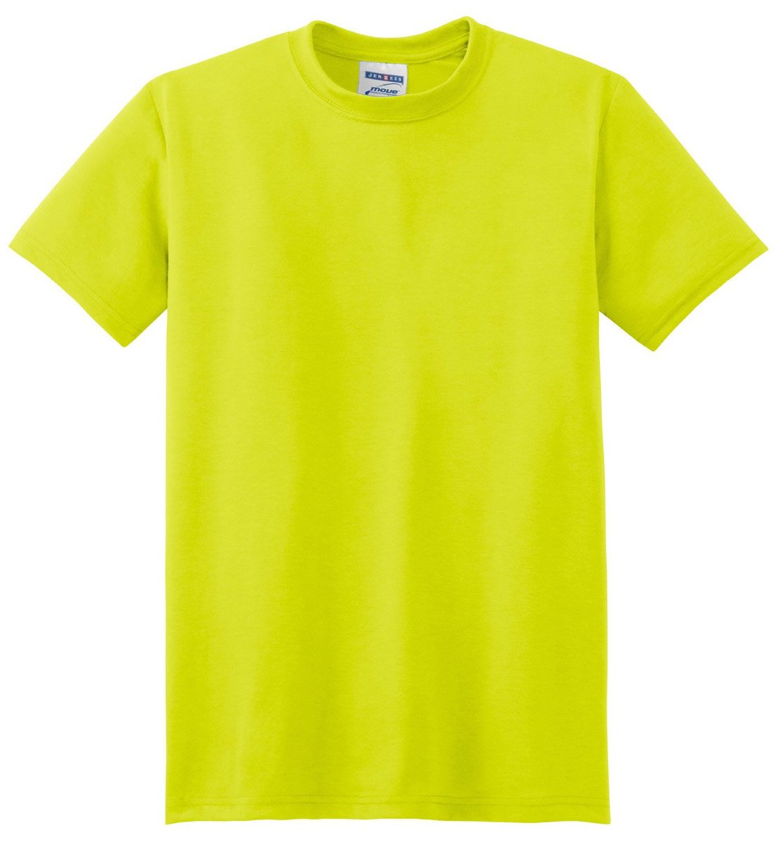 21M JZ 21MR MEN 5.3OZ 100% PLY TEE SAFETY GREEN XL