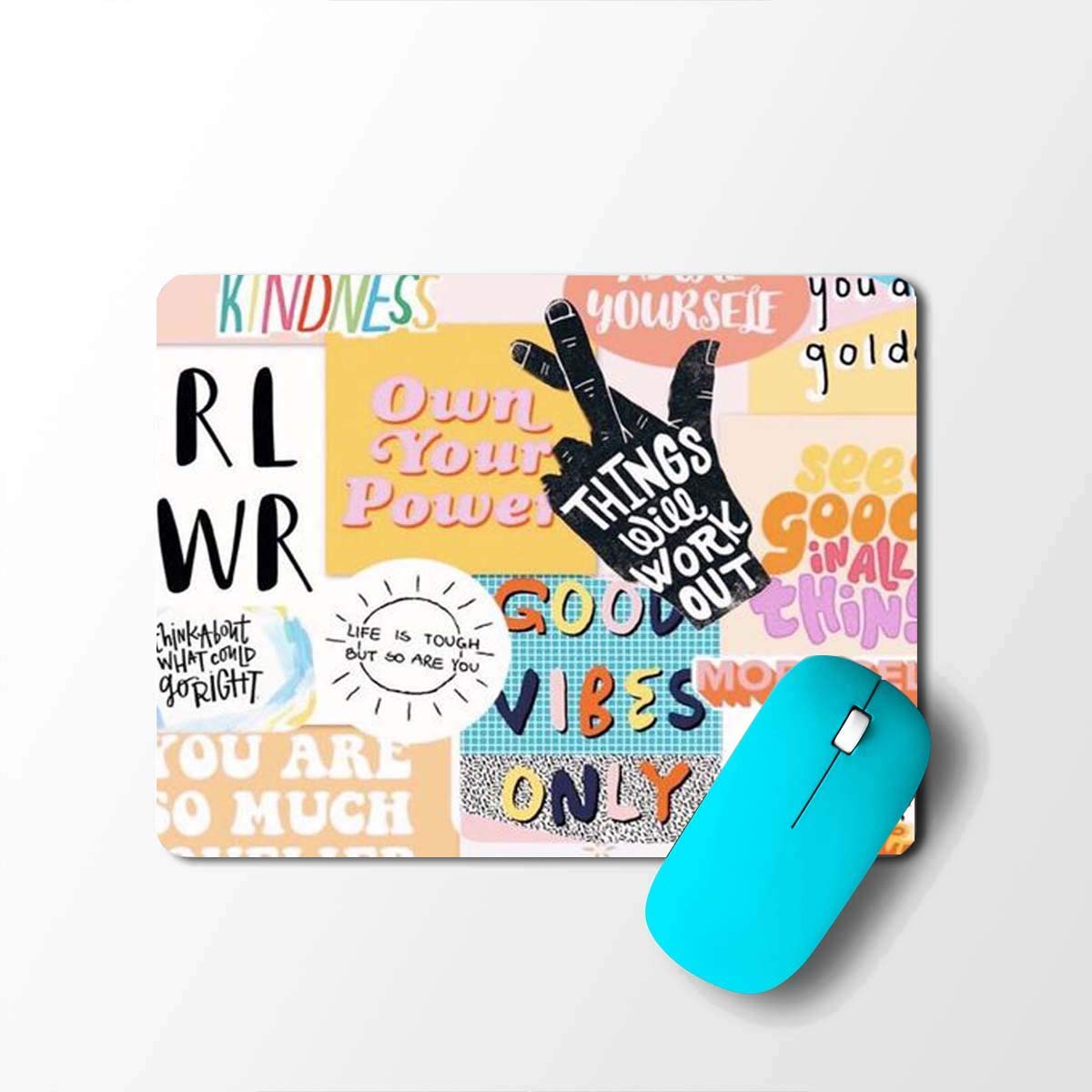 Pikkme Motivational Quote/Quotes Good Vibes only Designer Printed Laptop/Desktop/Computer Mousepad/Mouse Pad (Best for Gaming/Gamers) (B07NTVGMK5) Amazon Price History, Amazon Price Tracker