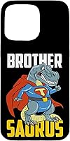 Vista 31 de Brother Saurus Brother Dinosaur T-Rex Superhero Case for iPhone 16