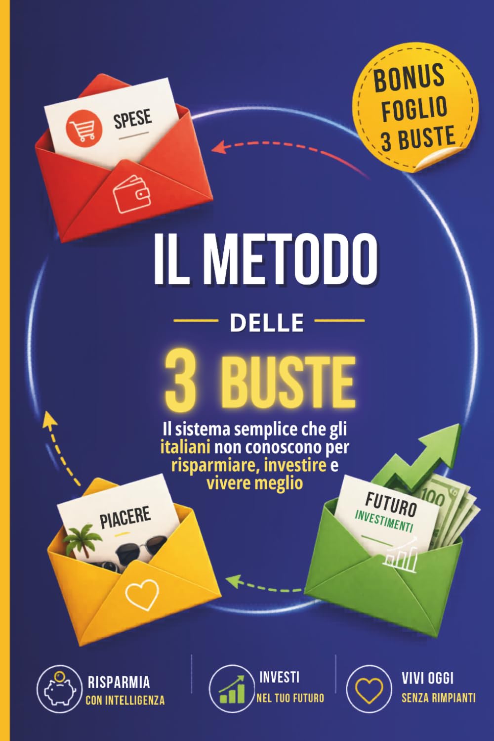 IL METODO DELLE 3 BUSTE: Il sistema semplice che gli italiani non conoscono per risparmiare, investire e vivere meglio