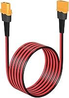 Vista 10 de 10AWG 2FT XT60 Cable de Extensión 2 6 10 20 35 50 75 100FT Conector XT60 Hembra a Macho para Batería RC Estación de Energía Portátil Panel Solar(2FT)