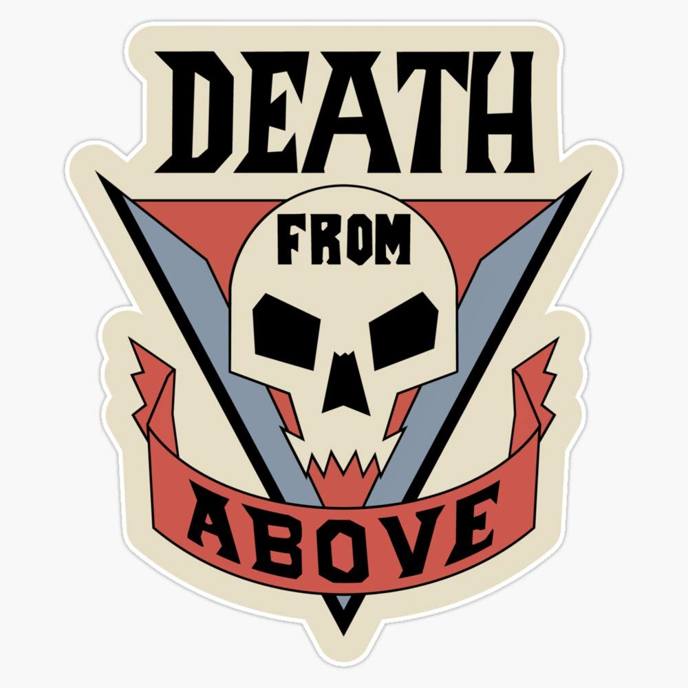 Starship Troopers - Death from Above Vinyl Waterproof Sticker Decal Car Laptop Wall Window Bumper Sticker 5