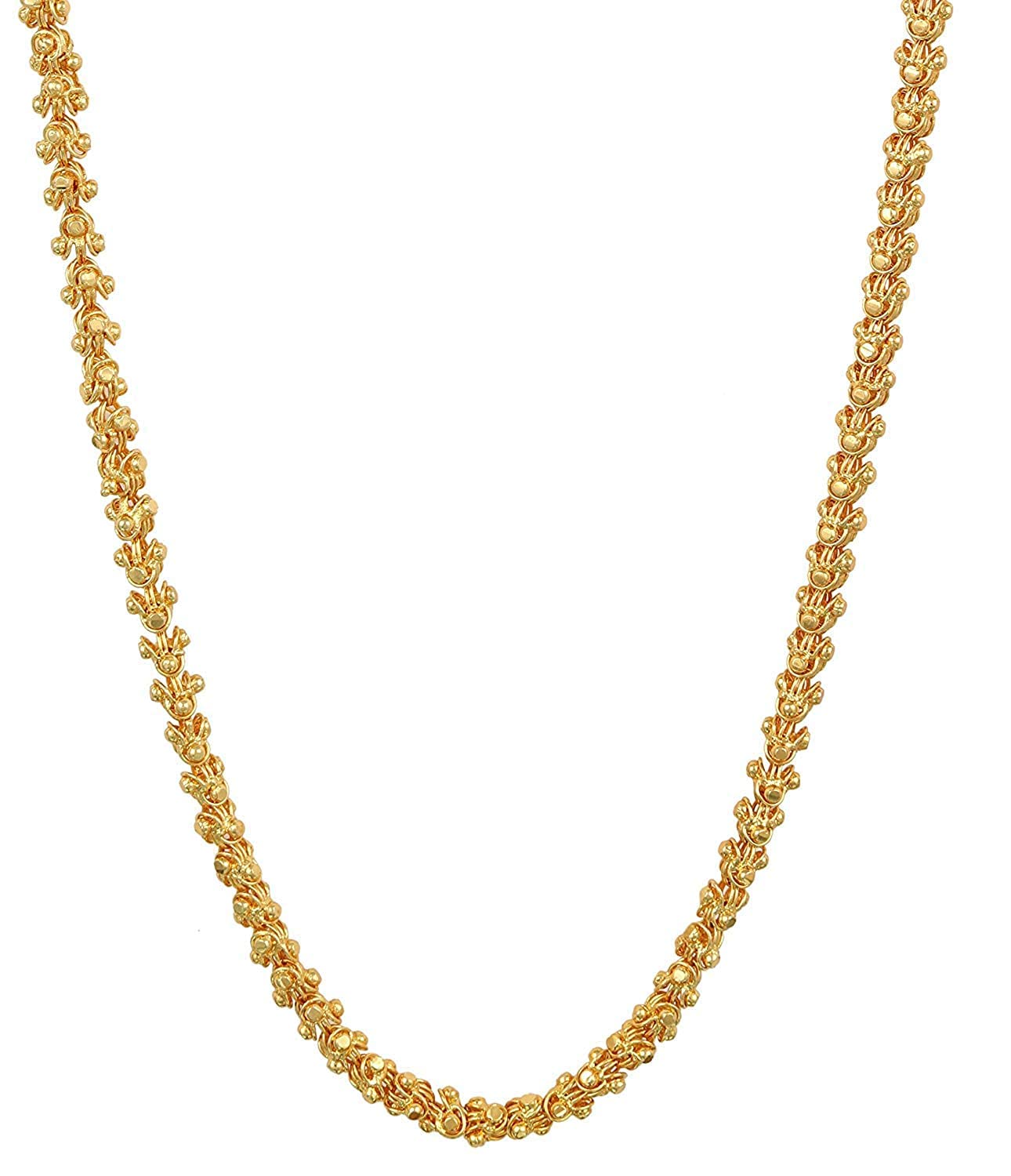 Tanvi J Bokul Long Chain Gold-Plated Plated For Womens (24) (B09P7HYG2M) Amazon Price History, Amazon Price Tracker