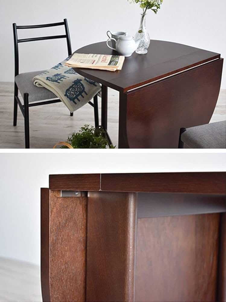 Amazon.co.jp: 秋田木工 バタフライテ-ブル 幅120×奥行80×高さ