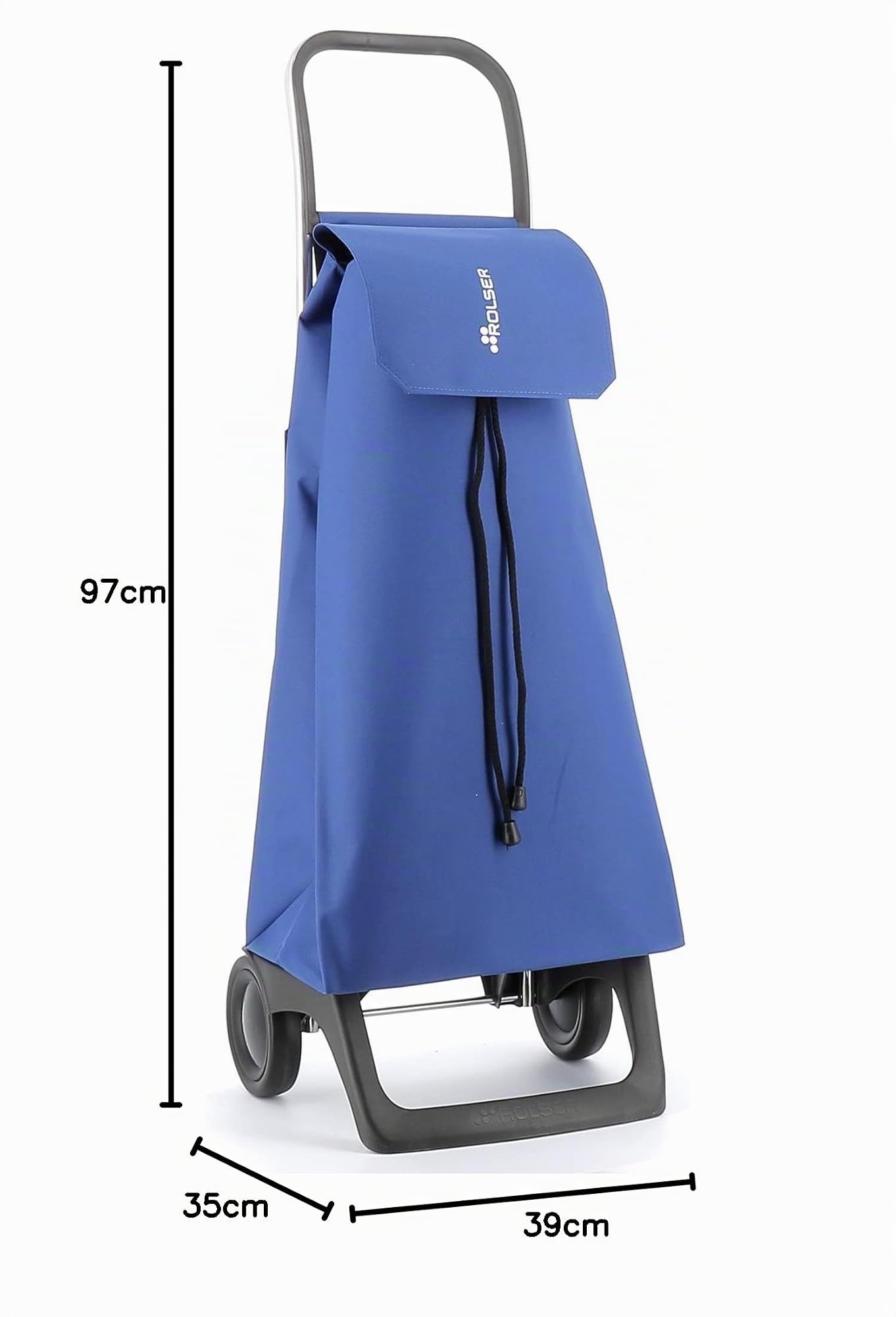 Carrello Portaspesa Rolser Jet LN 2 ruote - Blu