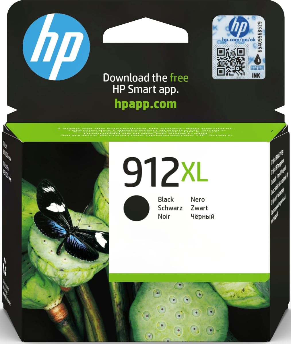 Black Hp 912XL High Yield Original Ink Cartridge