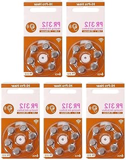 Replaced PR312 Atteries 1.45V Button Cell Battery Reliable Power Supply Button Alkaline Batteries Coin Cells Battery PR312 Battery 170mah Battery Button Batteries Coin Cells Batteries Hearing Aids