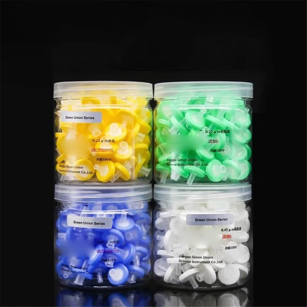 100 pezzi/scatola filtro for siringa in nylon PTFE da 13 mm e 25 laboratorio, ago for 0,22 o,45 µm Attrezzature da laboratorio