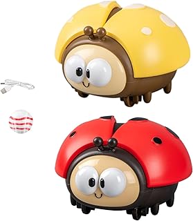 keloppasit Ladybird Balloon Toy, Ladybird Floating Ball Toy, Funny Electronic Animal, Early Educational Toy for Fine Motor Skills, Hand Eye Coordination