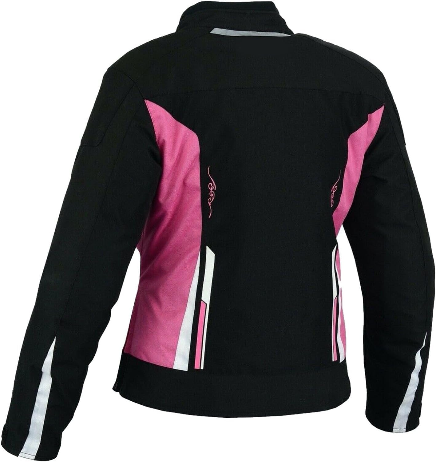 Motorradjacke Damen Textil Schwarz,Atmungsaktiv,Wasserdicht & Winddicht CE-Protektoren,Motorrad Textiljacke Schwarz,CE-Schutz & Thermofutter