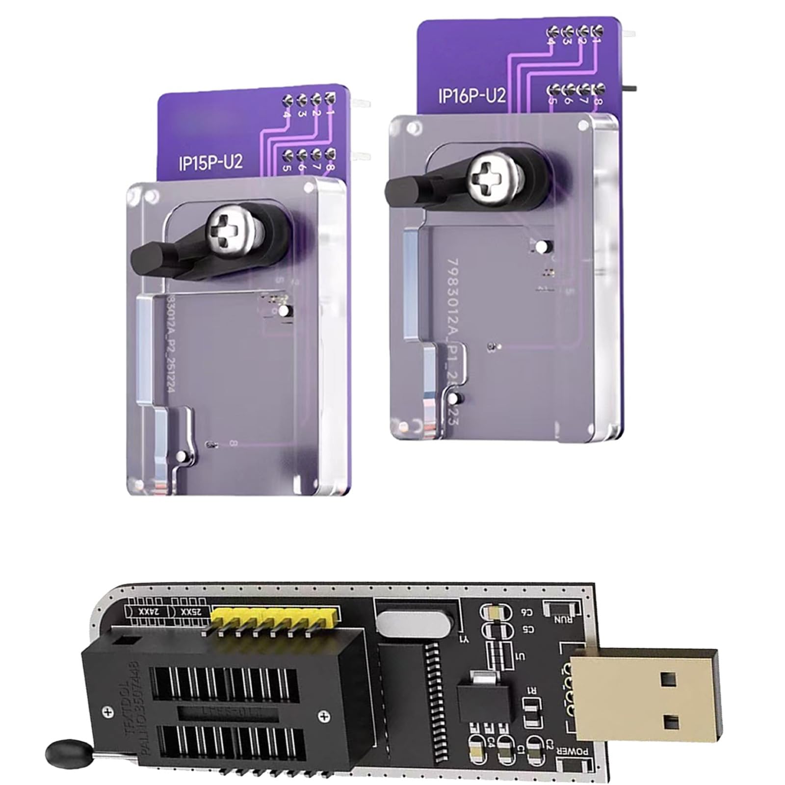 Hdoytxxm Ip15p 16P 341Set Xzz High Efficiency Chip Programmer Charging Ic Chip Reading Writing Encoding For 15Pro 16Pro Phone Maintenance Fast Ic
