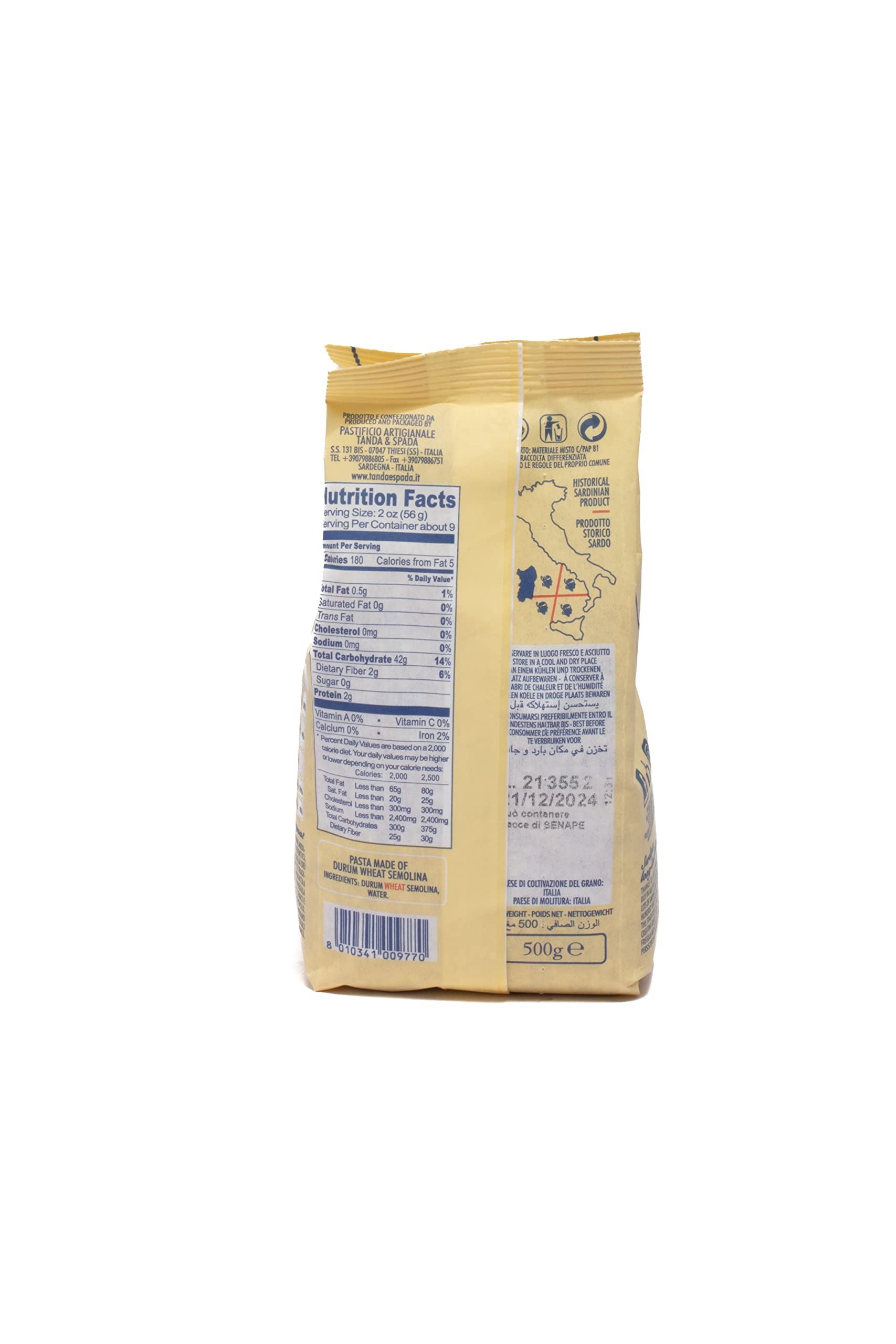 Tanda & Spada Pastificio Artigiano Fregula Sarda Tostada Fine - 500 g