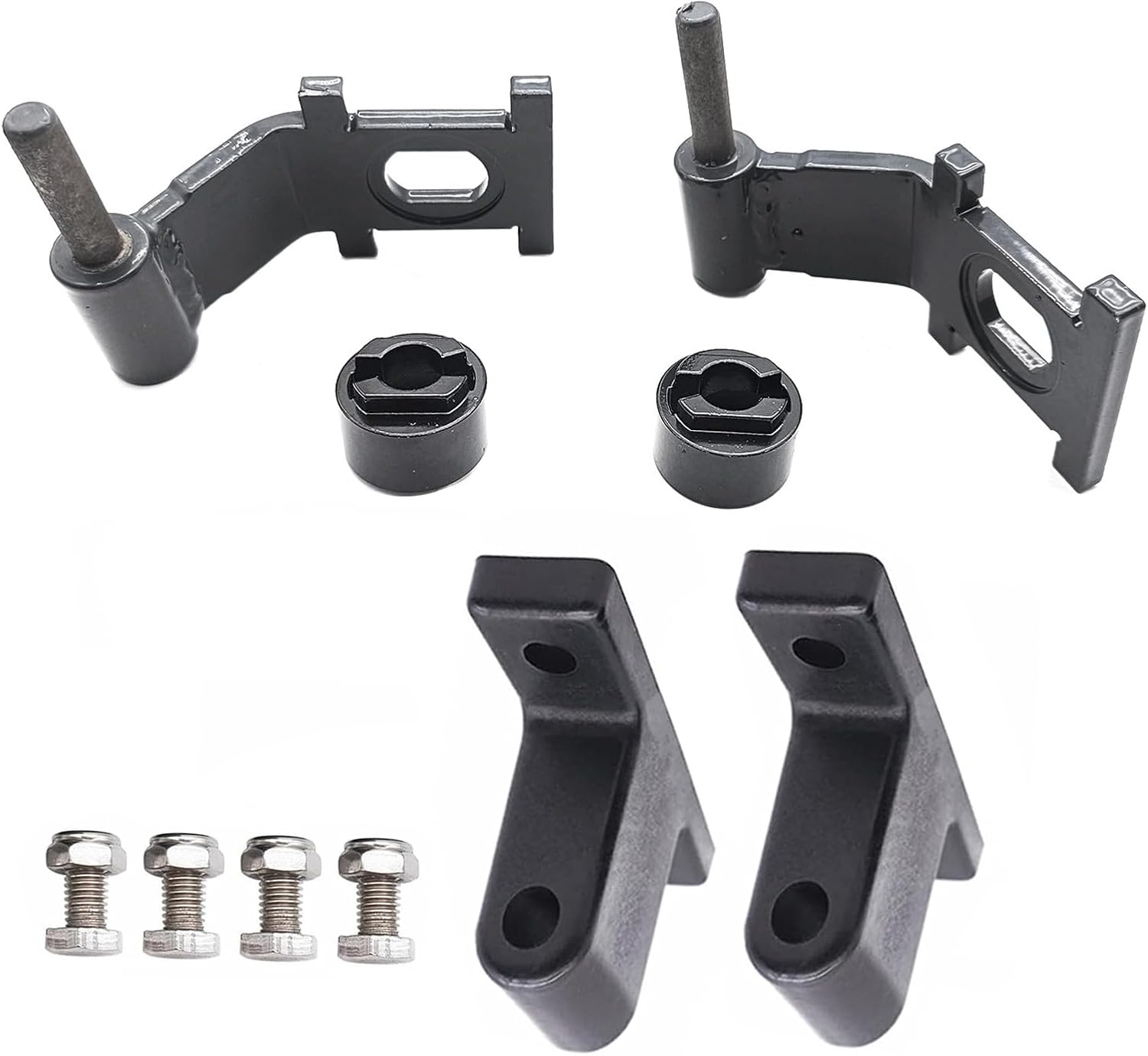 2PCS Cab Door Hinge w/Gasket + Door Hinge 7193725 7167846 7305580 For Bobcat Loader T450 T550 T590 T595 T630 T650 T740 T750 T770 T870 A770 S450 S510 S530 S550 S570 S590 S595 S630 S650