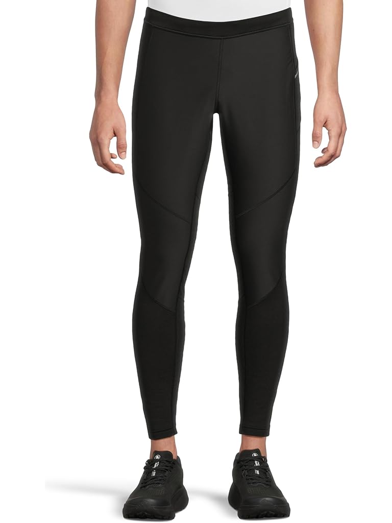 Black Smartwool Active Fleece Wind Tights
