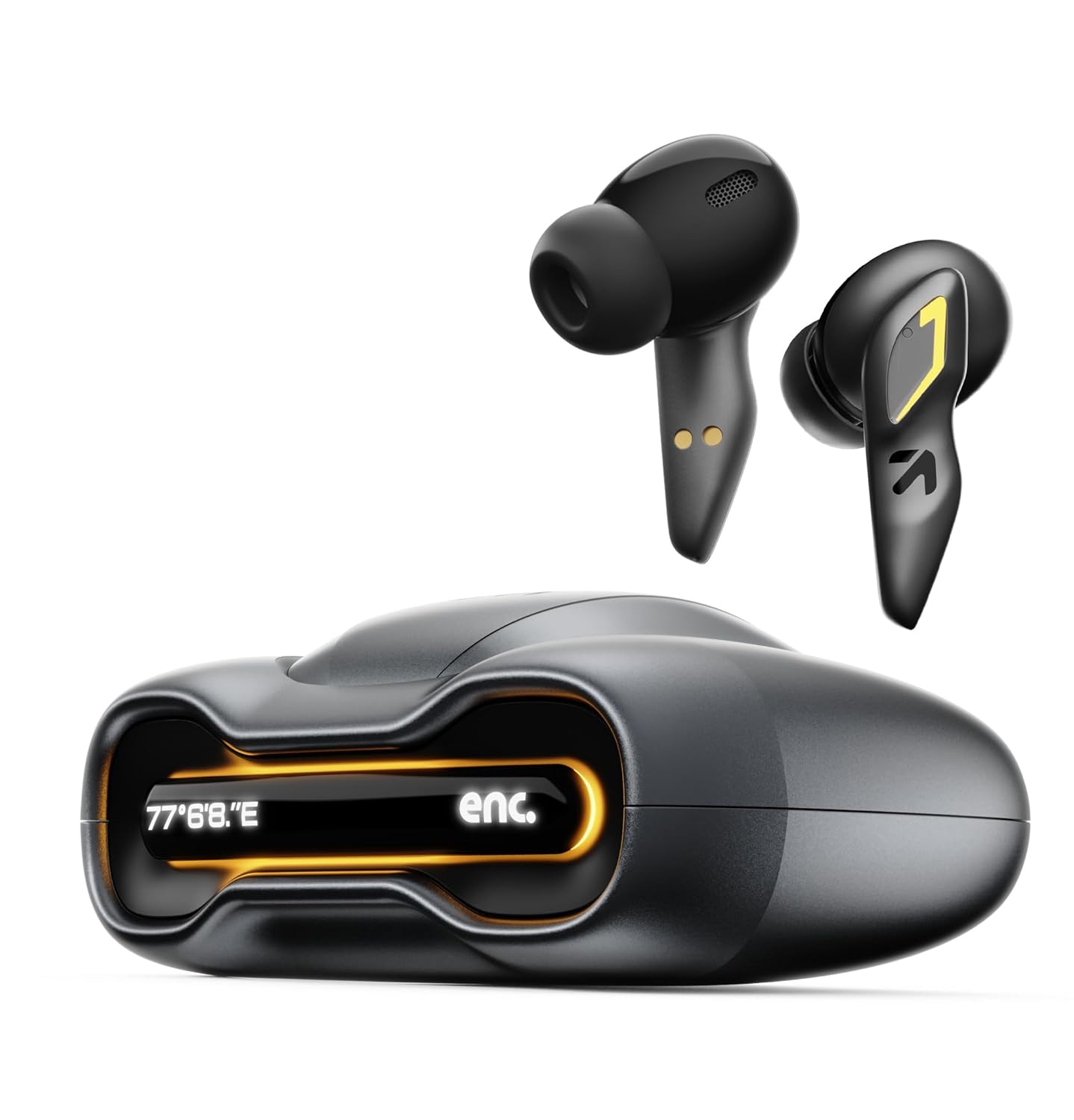 Boult GOBOULT (Formerly Astra with 48H Playtime, Built-in App Support, 45ms Low Latency Gaming, 4 Mics ENC, Breathing LEDs, 13mm Bass Drivers, TWS Ear Buds, Made in India (Smoky Metal) Boult GOBOULT (Formerly Astra with 48H Playtime, Built-in App Support, 45ms Low Latency Gaming, 4 Mics ENC, Breathing LEDs, 13mm Bass Drivers, TWS Ear Buds, Made in India (Smoky Metal)