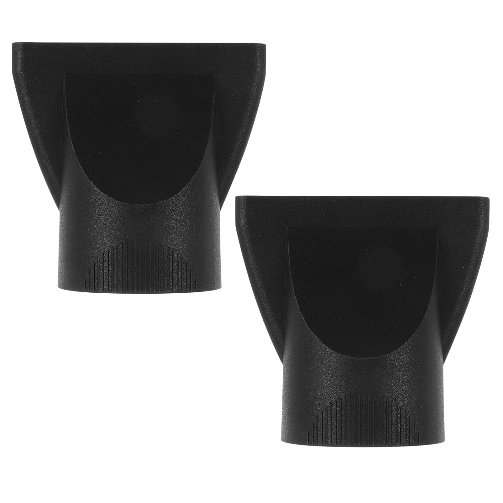 Veemoon 2Pcs Professionelle Haartrockner Düse Kunststoffhaartrockner Flachhaartrockner Düse Schwarzer Haartrockner Diffusor Ersatz Salon Friseur - 2. 04In Innendurchmesser