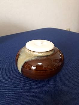 大海茶入 桐箱入 高取焼 比古窯 宝間道 西陣織 Amazon.co.jp: 大海茶入 桐箱入 高取焼 比古窯 宝間道 西陣織