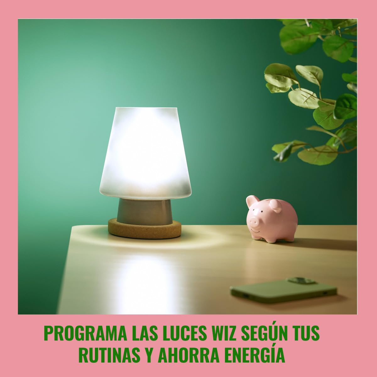 WiZ - Bombilla LED inteligente, E27, clase A (ahorro de energía), conécta via Wi-Fi, tecnologia SpaceSense y Matter, compatible con Alexa