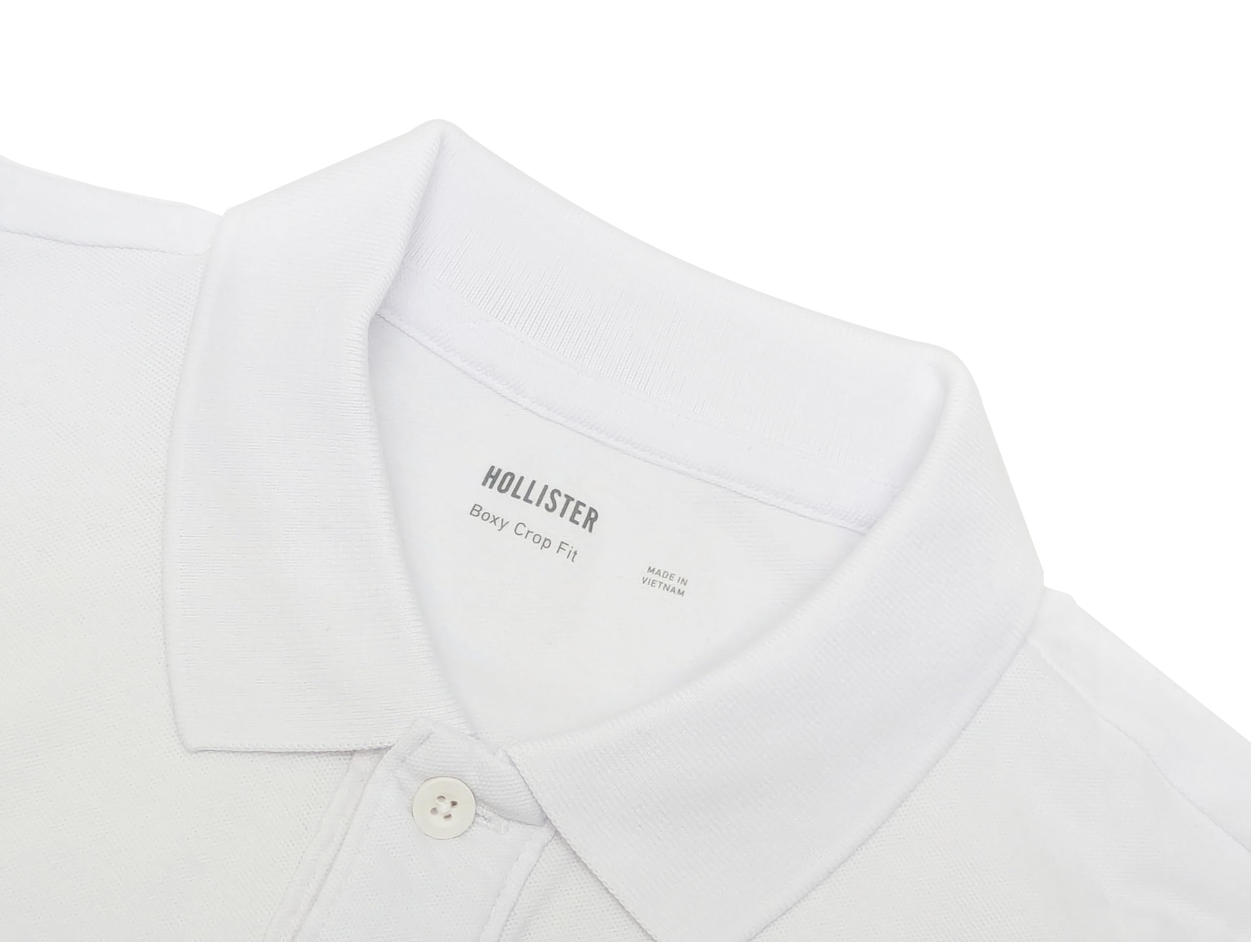 Camisa polo corta Hollister California para hombre de tela de piqué calce cuadrado HOM-1 - Imagen 24 de 34