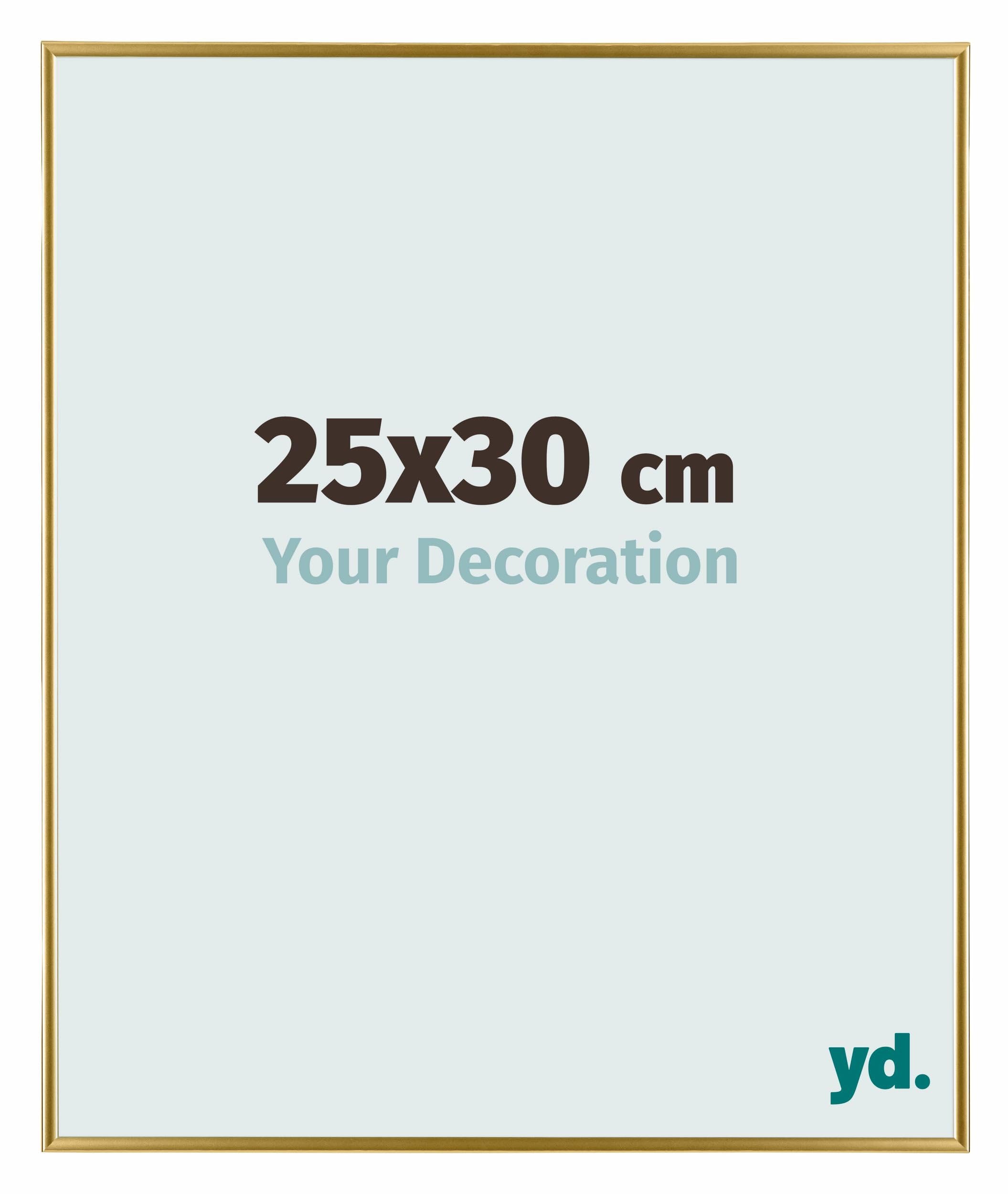 Your Decoration - Picture Frame 25x30 cm - Gold - Decorative Wall Frame in Plastic with Antireflection - Frame 25x30 - Evry โ image 1
