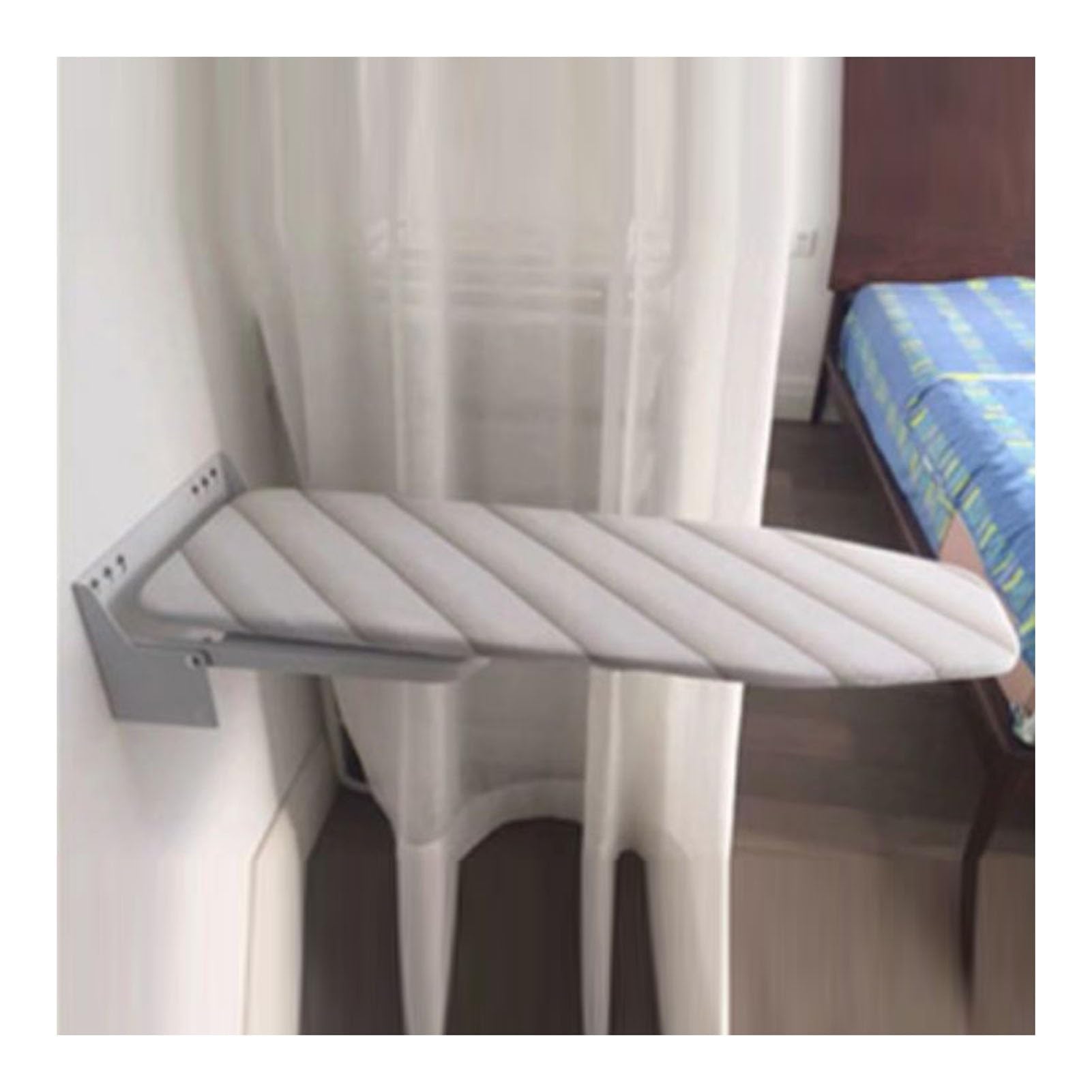 Questo ASSE da Stiro a Parete, Compatto e salvaspazio, Pieghevole, è Ideale per Piccoli spazi Come Lavanderia, Camera da Letto, Guardaroba e Appartamenti.