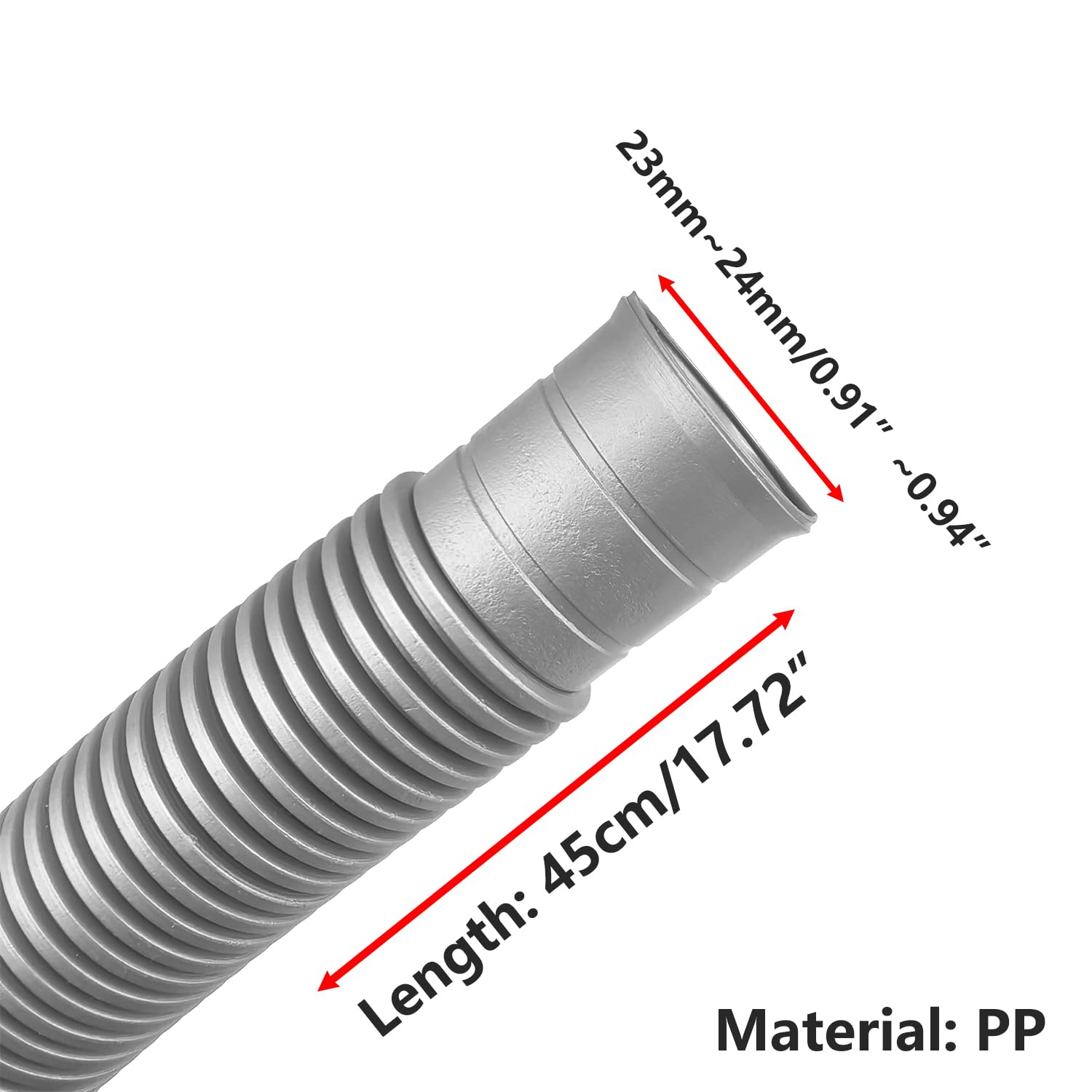 Qrity 2 Set Overloop Pijp, Ronde Overloop voor Wastafel van