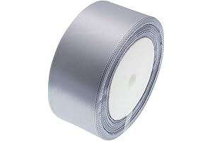 1-1/2 Inch Silver Satin Ribbon: The Epitome of Grace and Elegance for...