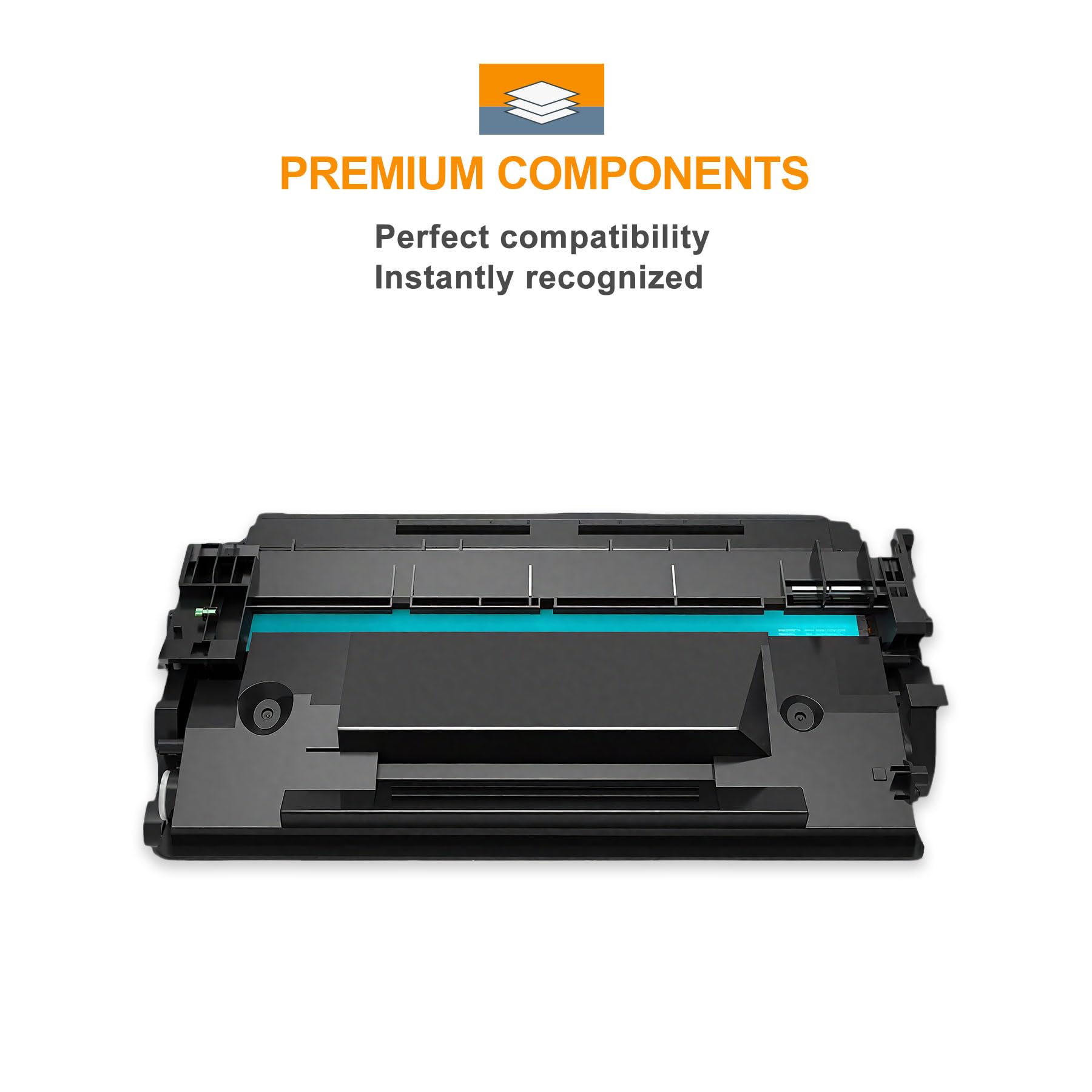 Lot de 2 cartouches de toner de rechange 26A pour HP 26A 26X CF226A CF226X Laserjet Pro MFP M402dn M402n M426dw M426fdw M426fdn M402dw M402d M426 M402 M403 Noir (avec puce)