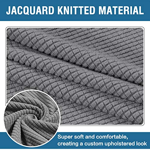 image for H.VERSAILTEX Square Ottoman Covers Ottoman Slipcovers Folding Storage 