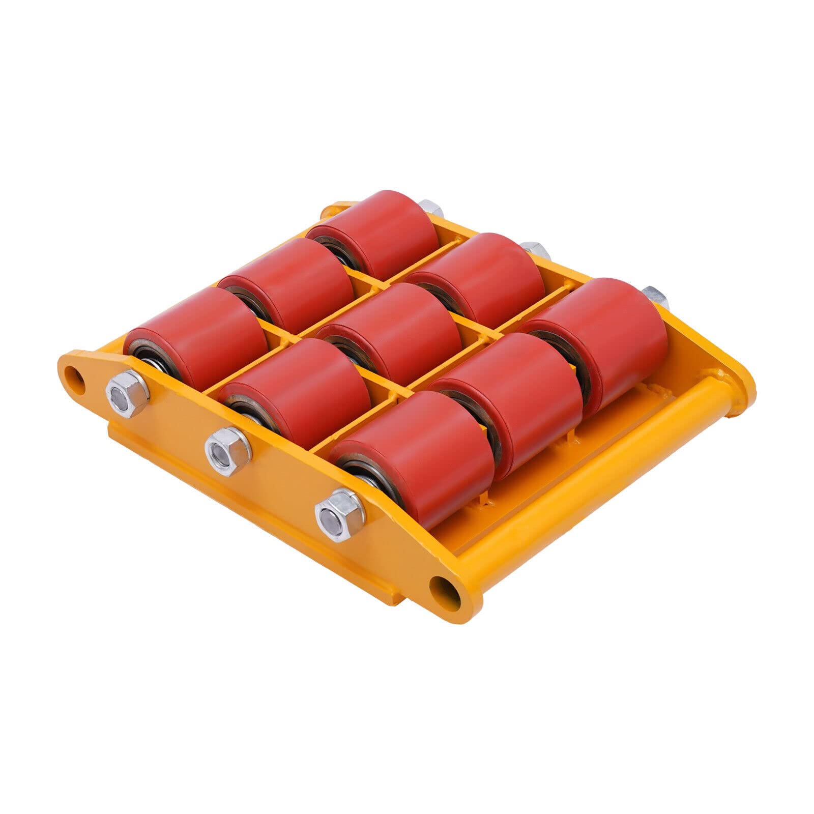 Industrial Machinery Mover 15 T Heavy Duty Machinery 9 rotoli trolley cargo per attrezzature di movimento industriali