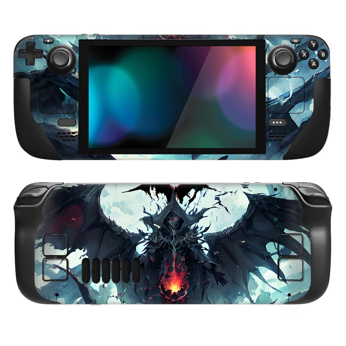 playvital Full Set Protective Skin Decal for Steam Deck LCD, Custom Stickers Vinyl Cover for Steam Deck OLED - Messy Code — view 22