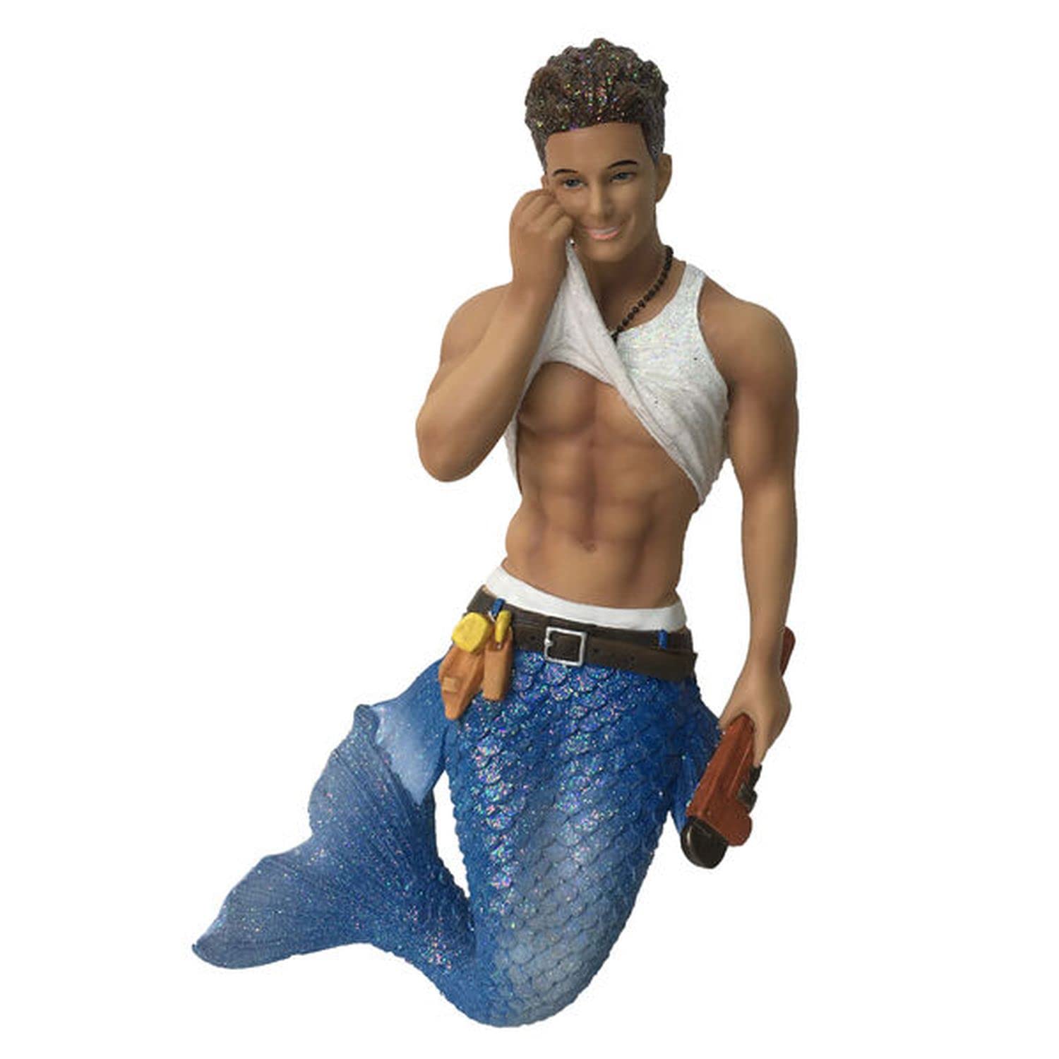 December Diamonds Silver Merman Ornament Plumbers Crack