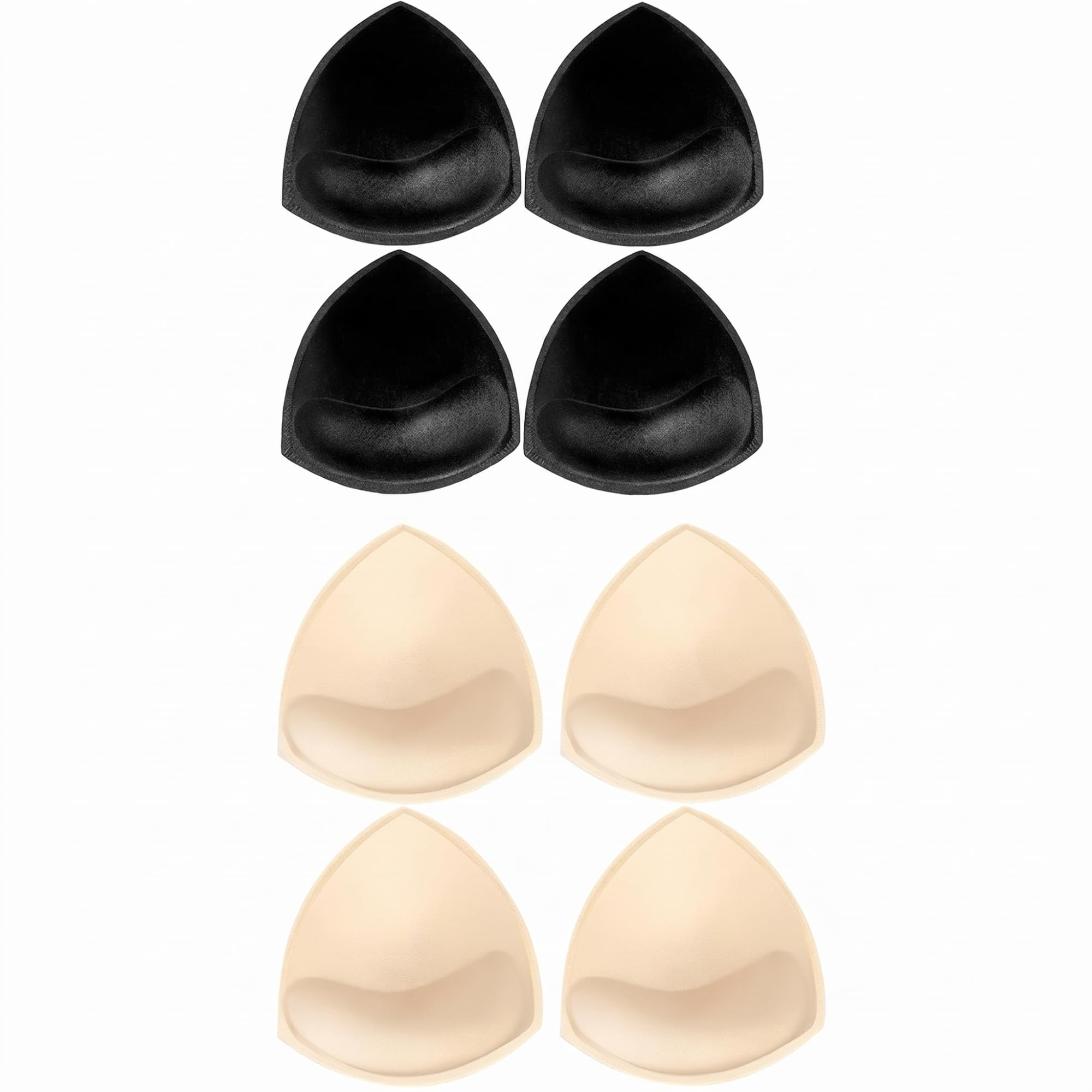 enclave 4 pairs Bra Cups Inserts,Sports Cups Bra Inserts Push up Breathable,Removable for woman-picture-3
