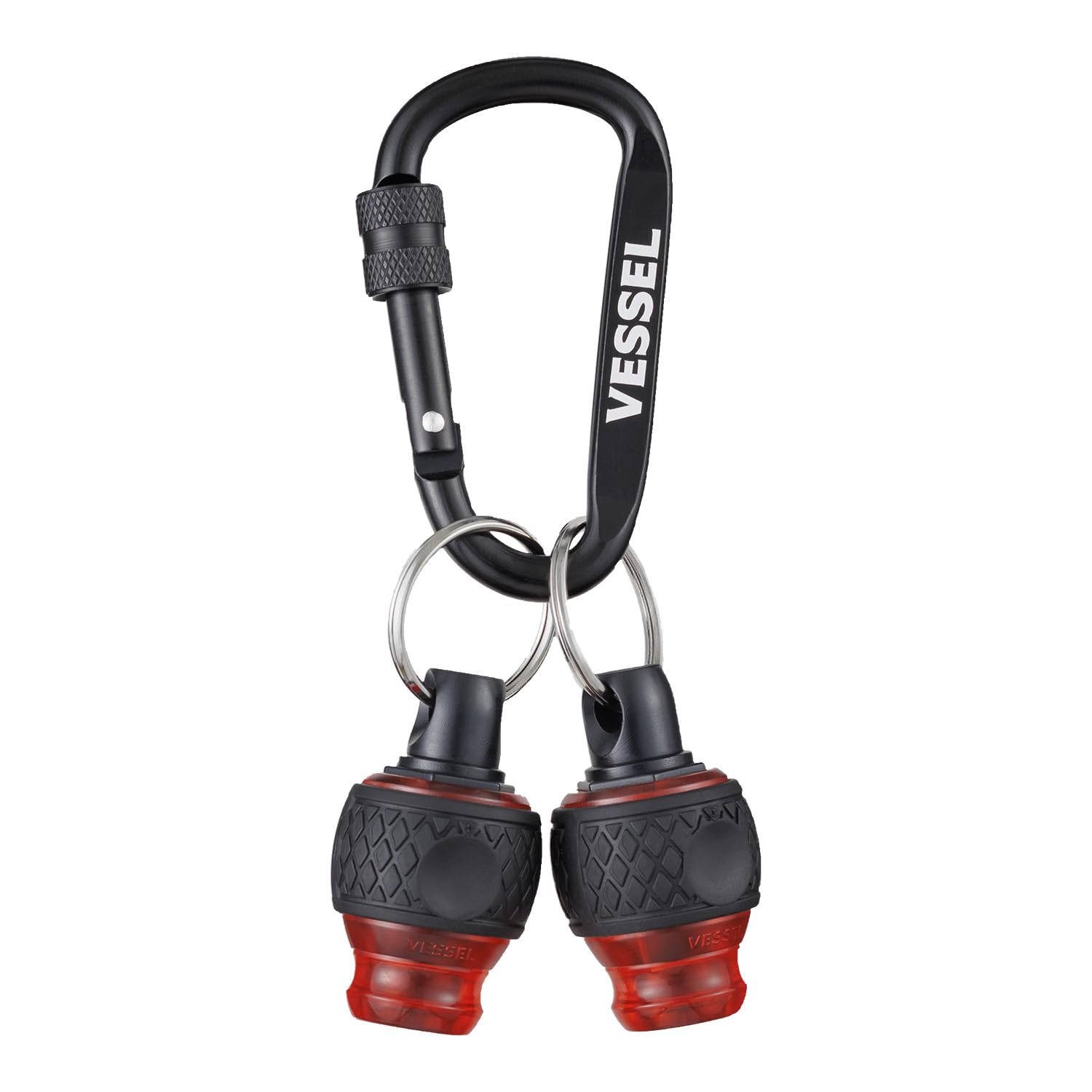 Vessel Ball Grip Quick Catcher Galaxy Red Limited 2pc Bit Holder Set