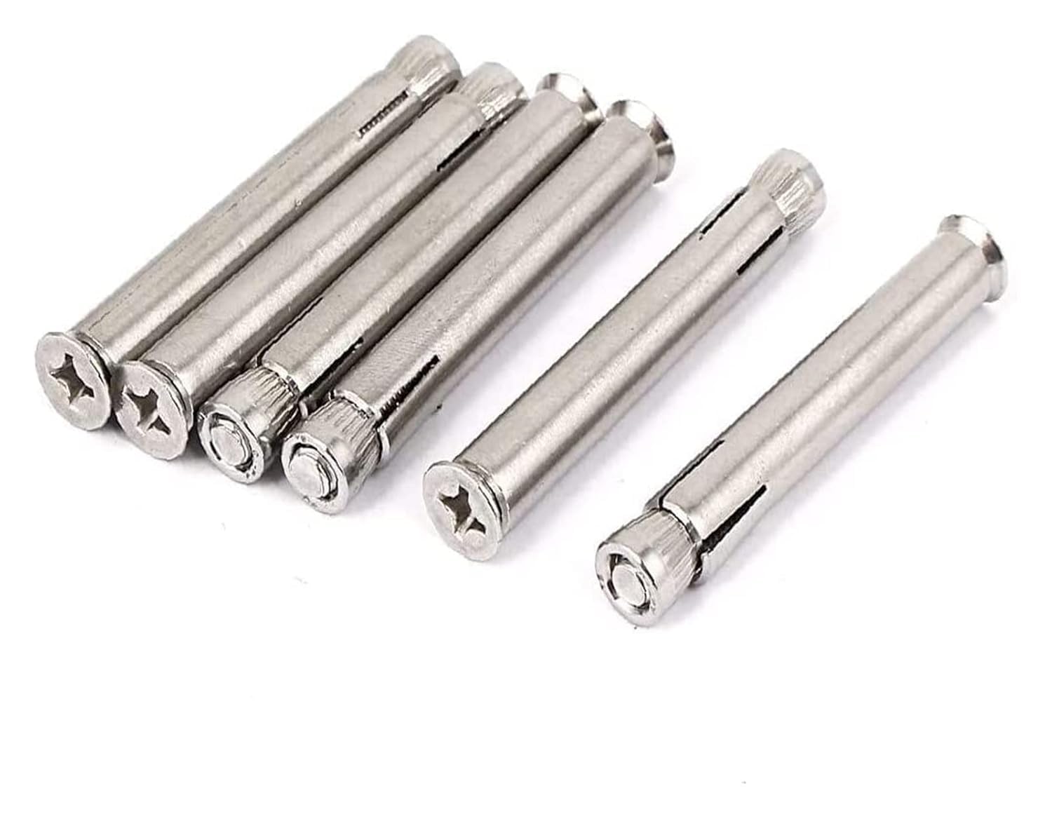 WTQZFRNSB Stainless Steel Expansion Bolts, Expansion Sleeve Anchor Screw Bolts,6pcs/11199