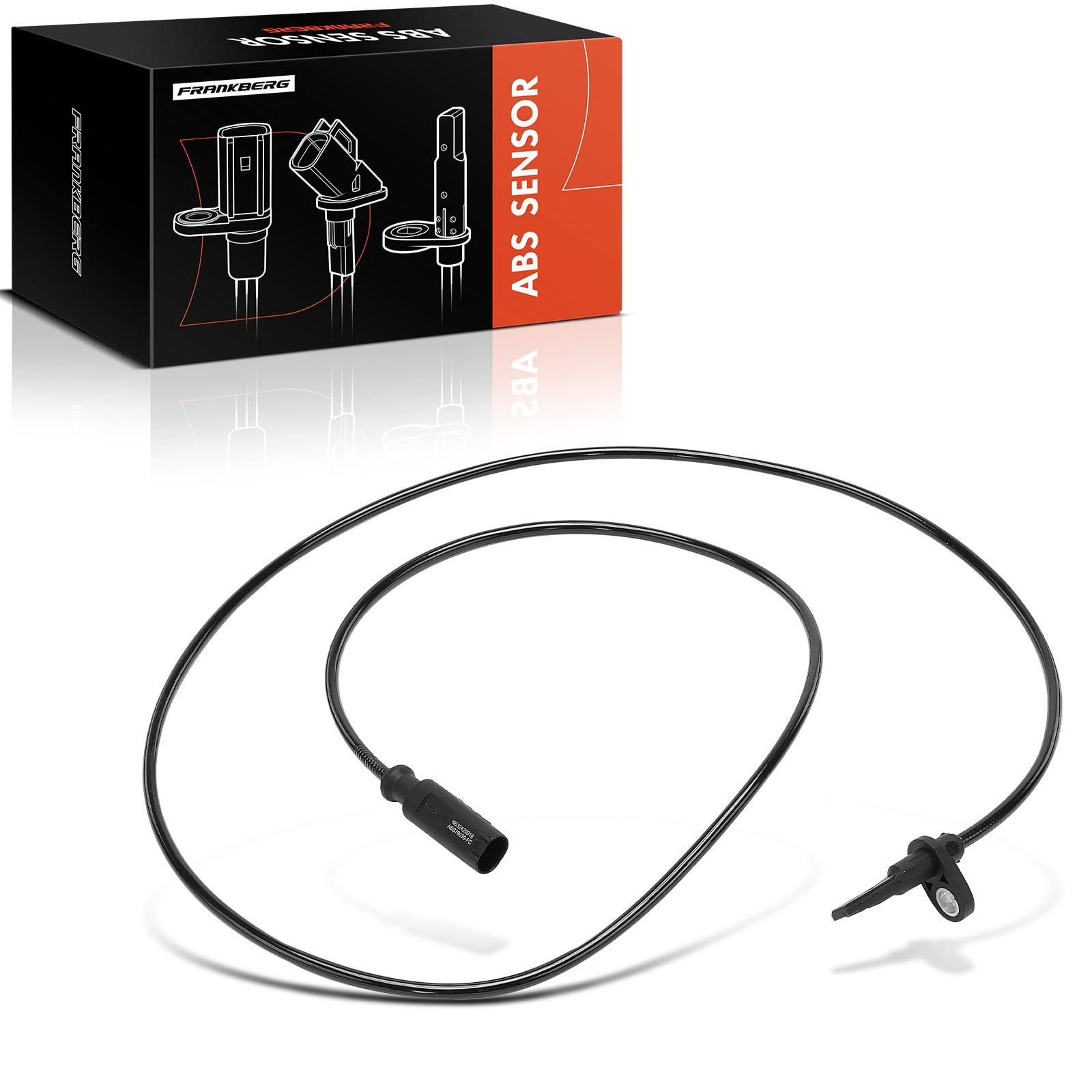 Frankberg Sensore Velocità Ruota Sensore ABS 2-Poli Compatibile con Daily VI Furgone Daily IV Pianale/Telaio Daily V Furgone Daily V Bus Daily VI Pianale/Telaio Replace# 5801279030