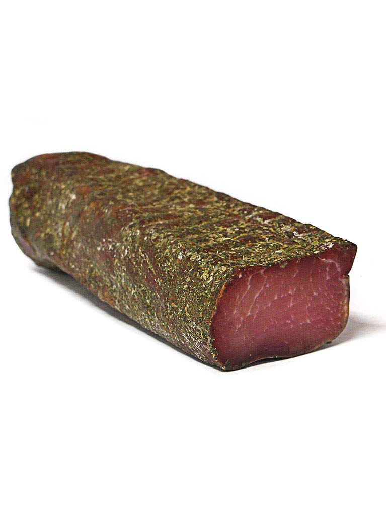 GUSTOS Lendenstück mit Bergkräutern - Milder und aromatischer Speck mit traditioneller Verarbeitung - 1 kg