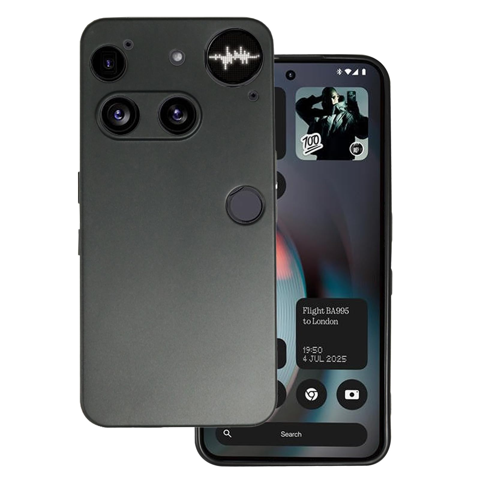nothing phone 3 ケース 耐衝撃 全面保護 Nothing Phone 3 スマホケース マット感 指紋防止 擦り傷防止 耐衝撃 カバー マット感 シンプル レンズ保護 耐久 ストラップホール付き 脱着簡単 Nothing Phone 3 用の スマホケース