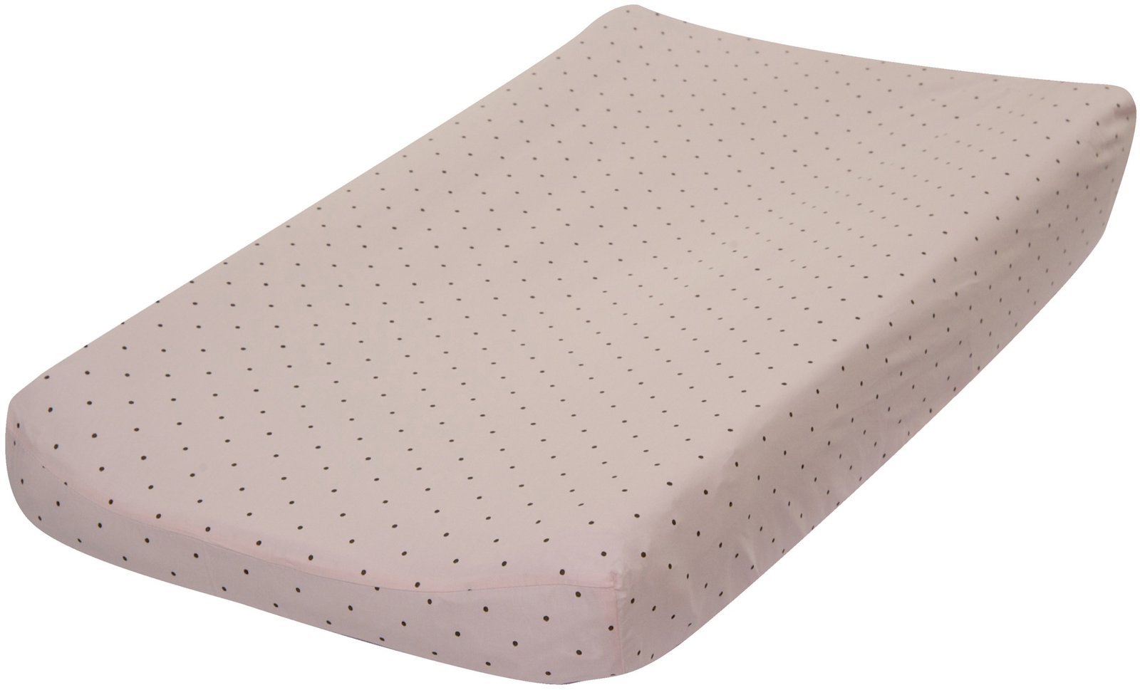Go Mama Go Pink with Chocolate Polka Dots Changing Pad Cover, Pink/Brown-image-30
